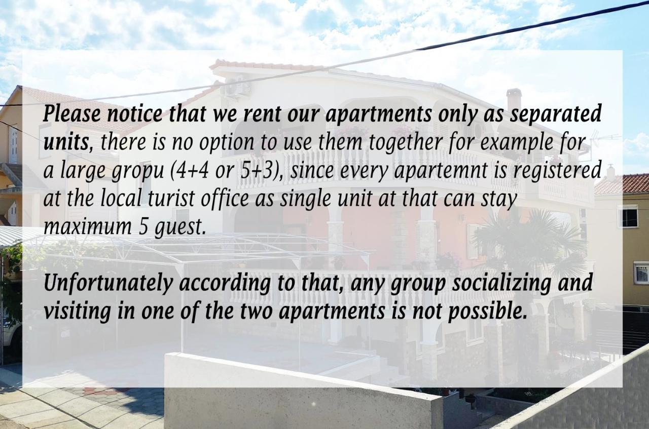 Modern 3Br Apartments In Zadar With Balcony Or Terrace, Free Parking & Ac Ngoại thất bức ảnh